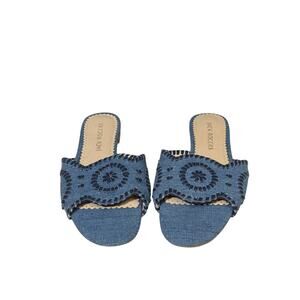 Jack Rodger's denim sandals size 9 women's.